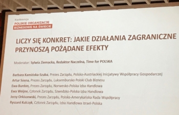 I forum Polskich Izb Handlowych i Organizacji biznesowych